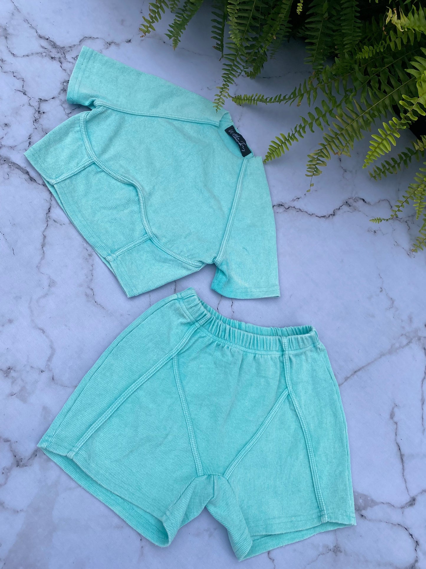 Hermosa Short Set- Mint