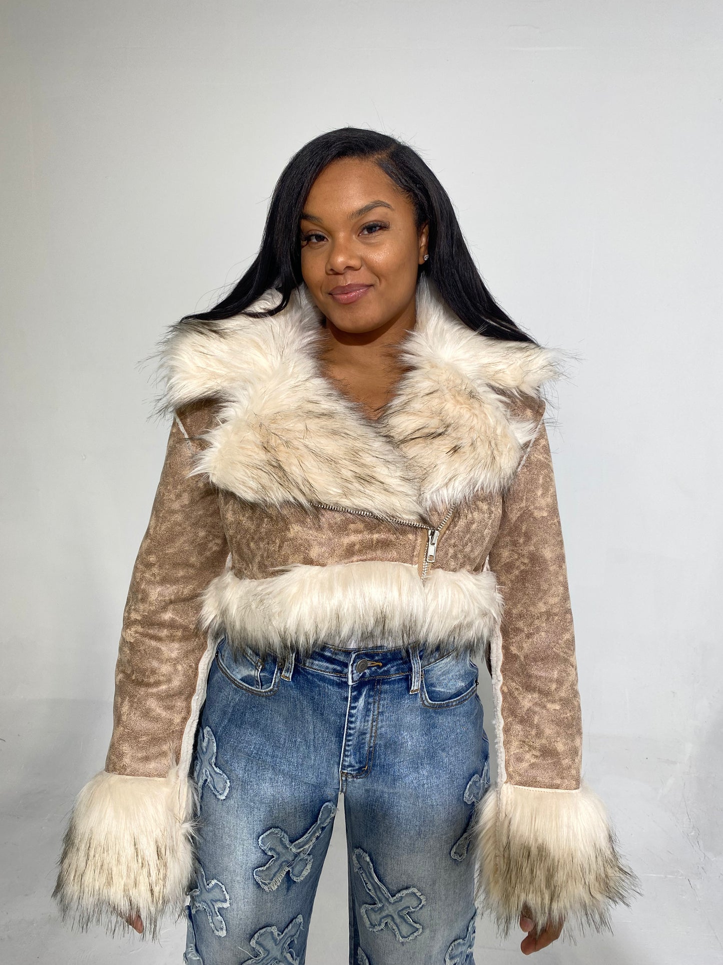 Iclyn Faux Fur Jacket