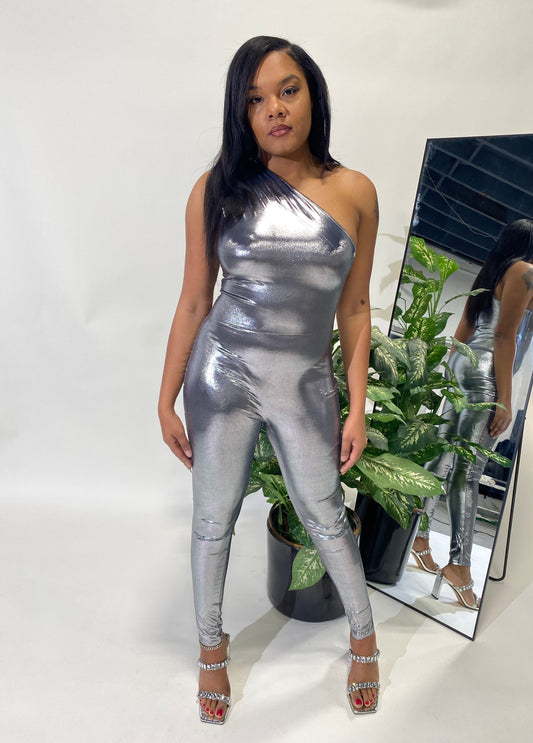 Astrid Jumpsuit-Silver