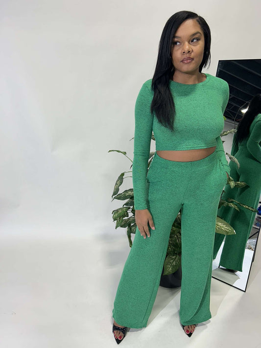 Linaya Pant Set-Green